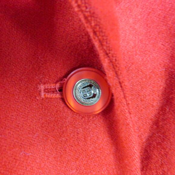 Vintage Pendleton Wool Red Blazer Jacket with Gold Buttons Size Medium - Picture 6 of 7